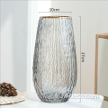 Vase en verre de cascade moderne transparent pour la maison